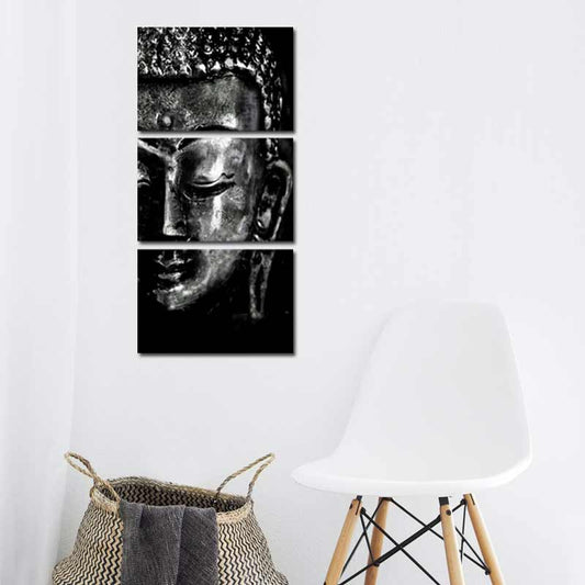 Tableau imprimé de Bouddha Gris