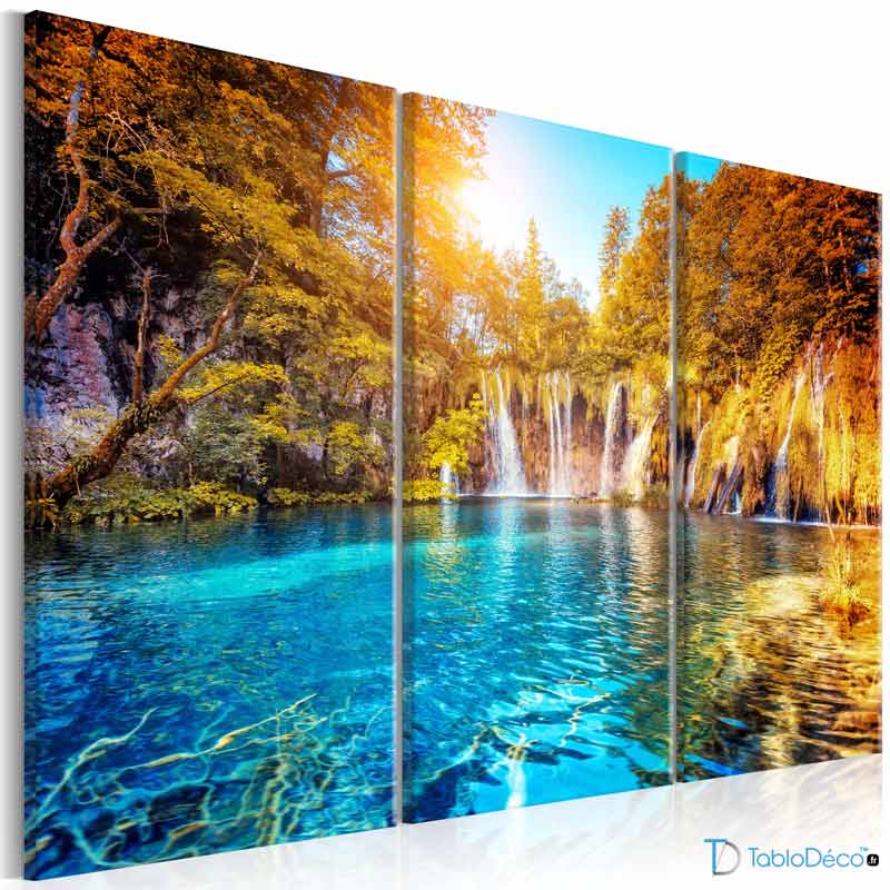 Tableau Cascade Lumineux - TabloDéco.fr