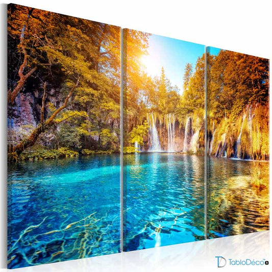 Tableau Cascade Lumineux - TabloDéco.fr
