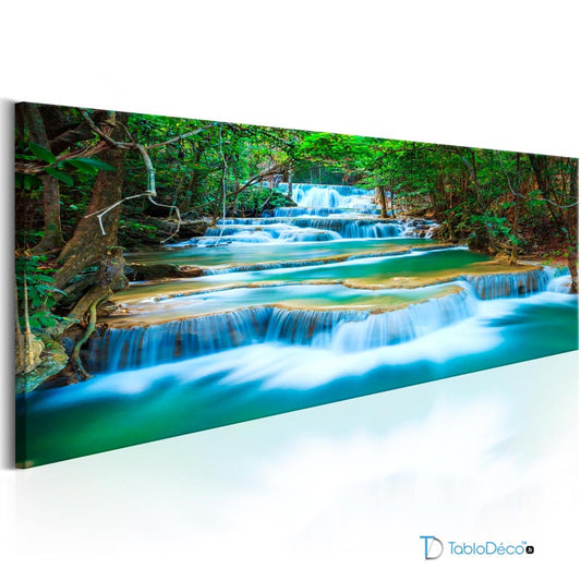 Acheter un Tableau d'une Cascade Originale Panoramique - TabloDéco.fr