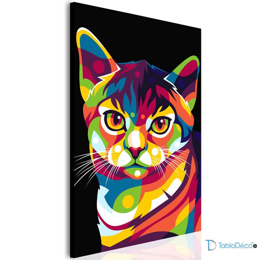 Acheter un Tableau Chat de style Pop Art - TabloDéco.fr