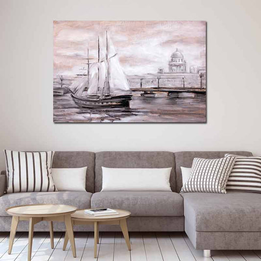 Acheter un Tableau Contemporain Bateau