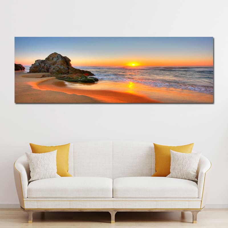 Tableau Coucher de Soleil sur la Mer
