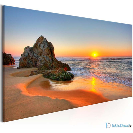 Tableau Décoratif Coucher de Soleil sur la Mer 