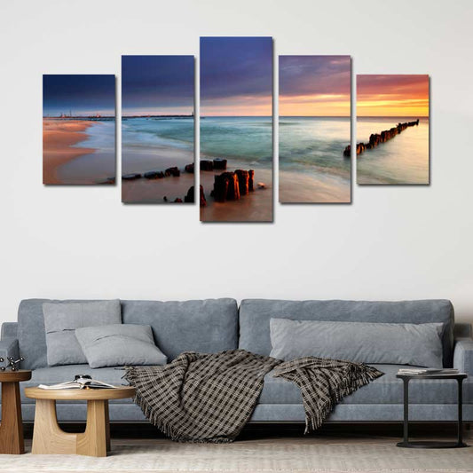 Acheter un Tableau Coucher de Soleil sur la Plage