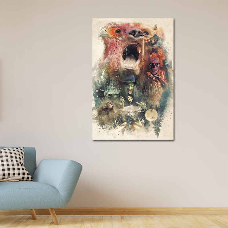 Tableau Halloween sur toile