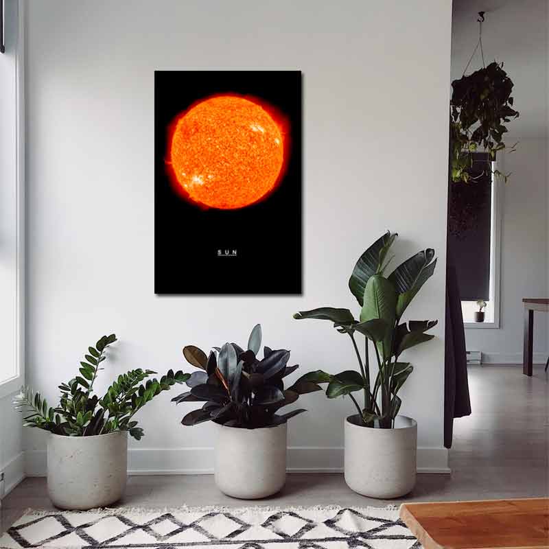 Toile Imprimée du Soleil - TabloDéco.fr