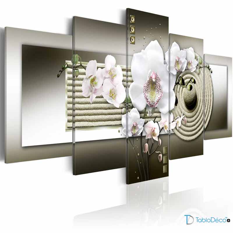 Acheter un Tableau Design Zen Orchidée