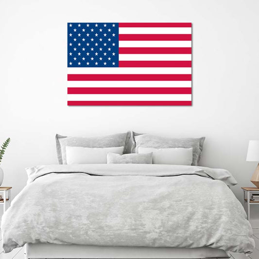 Tableau de décoration du Drapeau des États-Unis - TabloDéco.fr