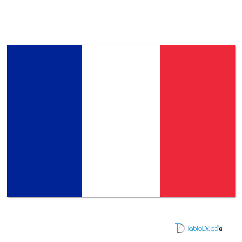 Tableau Drapeau Français - TabloDéco.fr