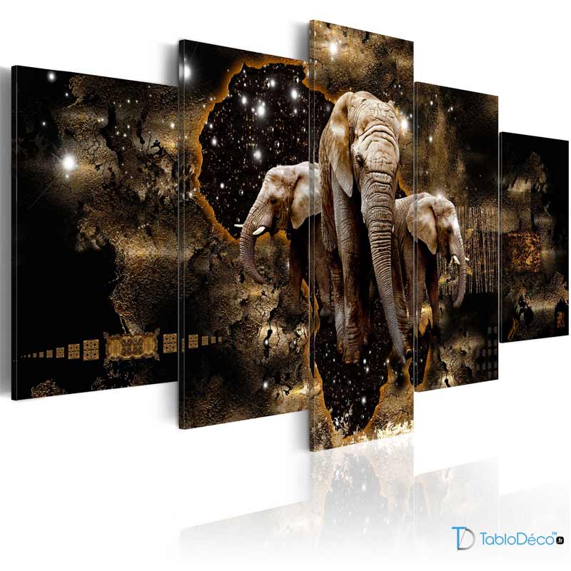 Acheter un Tableau Éléphant Design - TabloDéco.fr