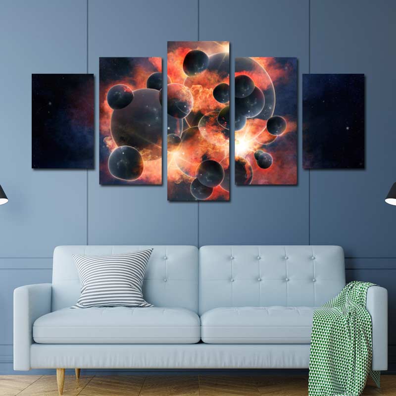 Tableau sur toile Espace et Planètes - TabloDéco.fr
