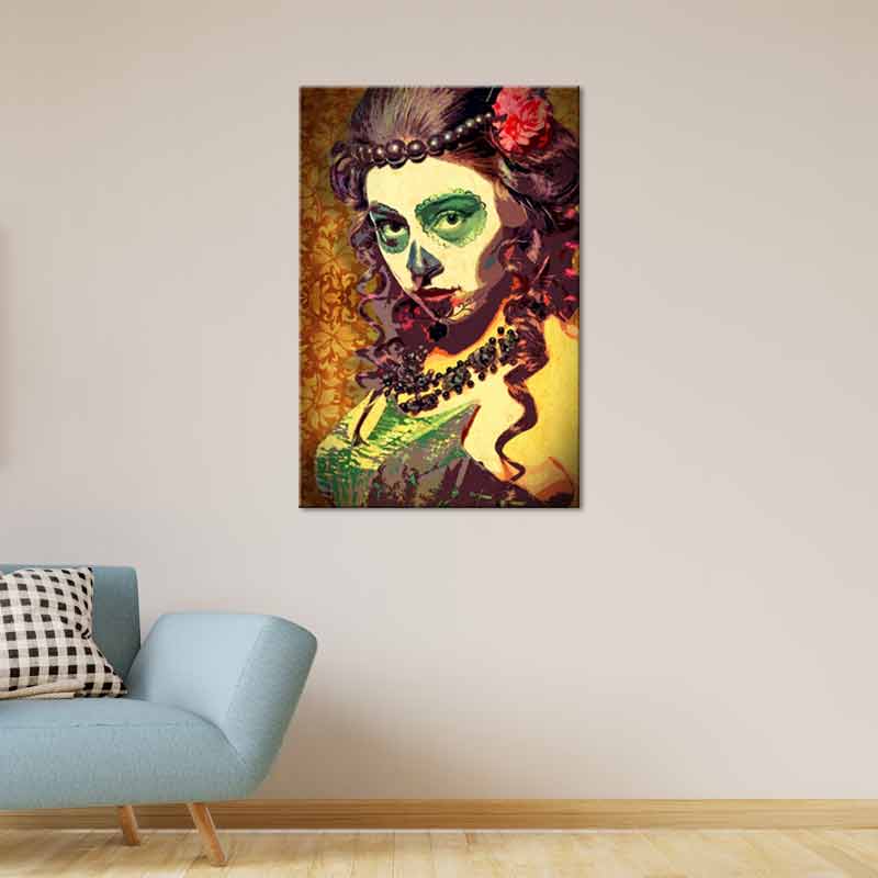 Tableau décoratif sur toile d'une Femme Mexicaine