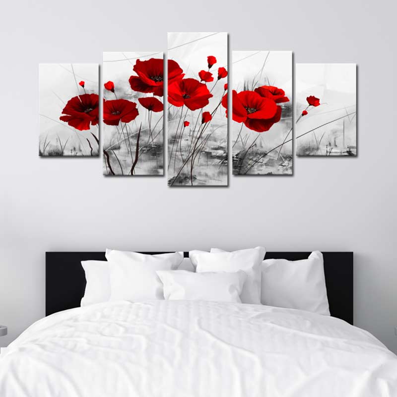 Tableau Décoratif Fleur Coquelicot