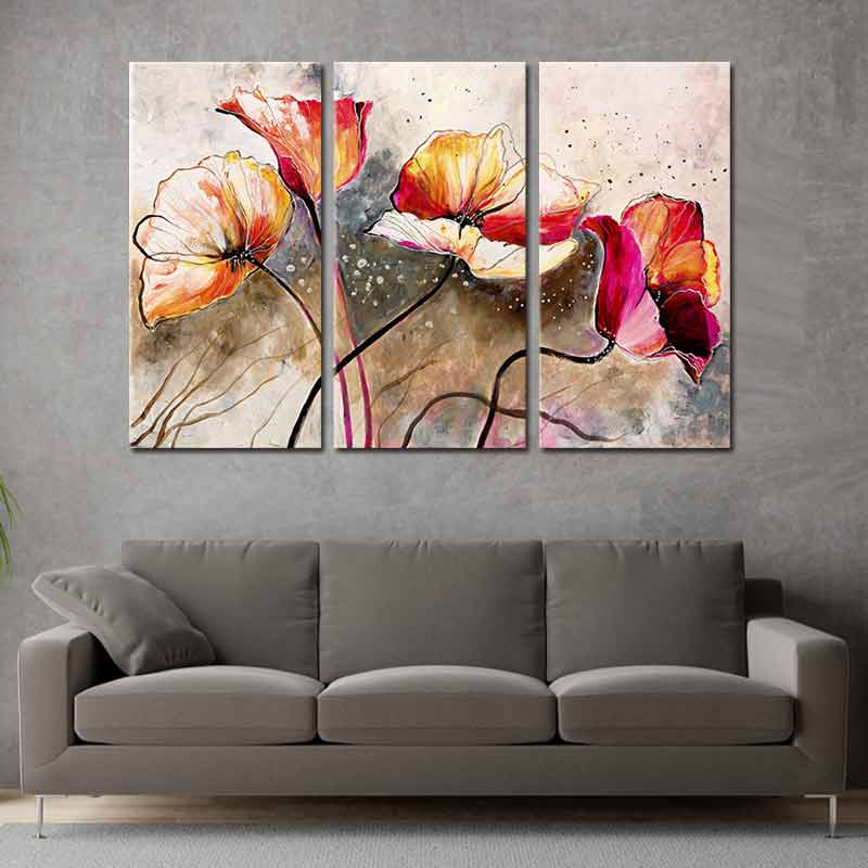 Tableau Décoratif Fleur Peinture