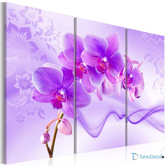 Tableau Fleurs Violettes