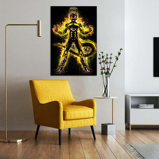 Tableau Freezer Doré - Dragon Ball Super