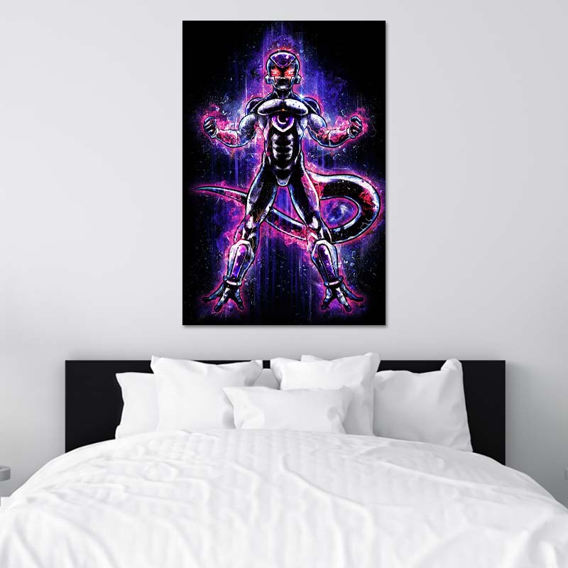 Tableau Freezer forme parfait Dragon Ball Z
