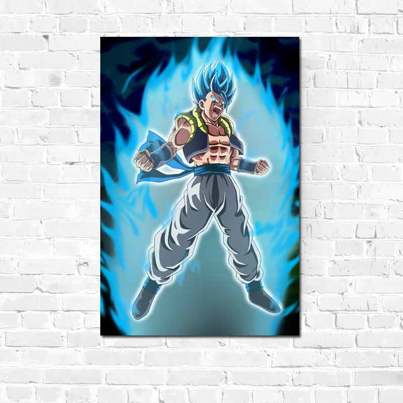 Tableau sur toile Gogeta Blue