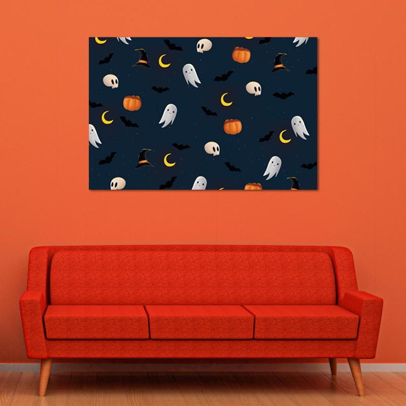 Toiles imprimée d'Halloween format XXL - TabloDéco.fr