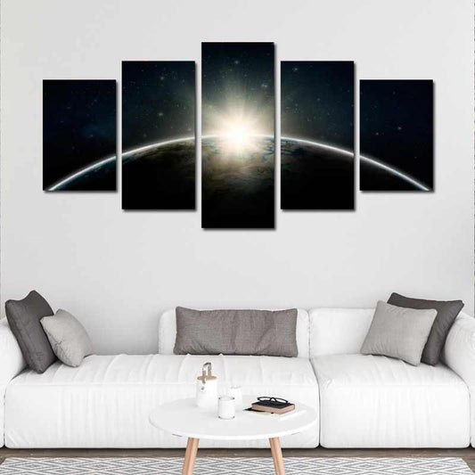 Tableau Impression sur toile Soleil levant - TabloDéco.fr