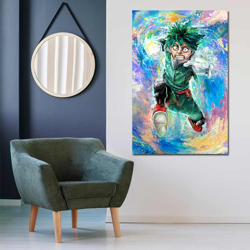 Tableau de décoration de Izuku Midoriya