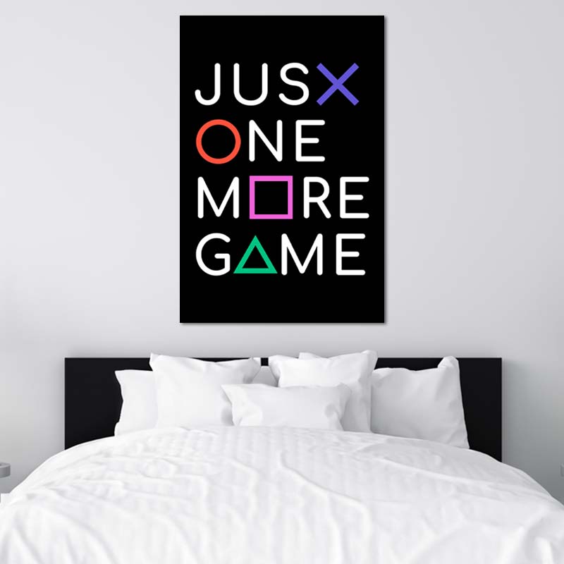 Tableau sur toile Just One More Game - TabloDéco.fr