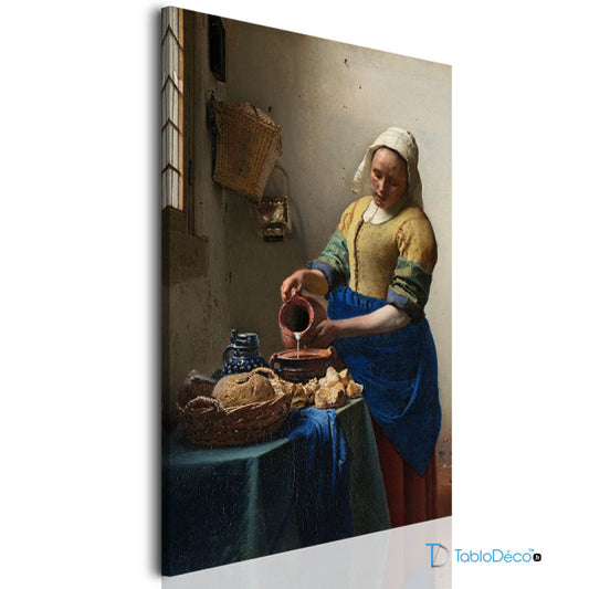 Acheter le Tableau La Laitière de Johannes Vermeer