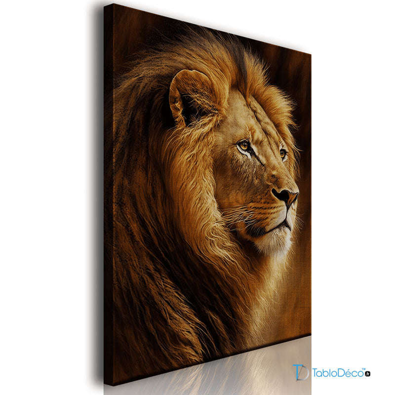 Acheter un Tableau d'un Lion Africain - TabloDéco.fr