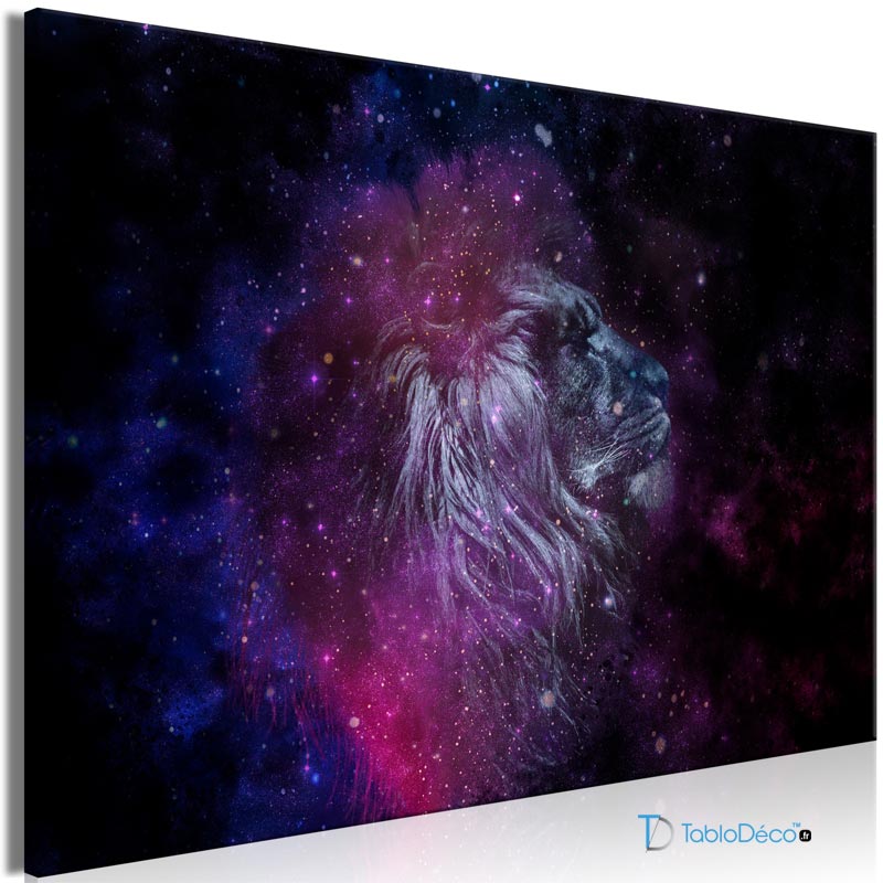 Acheter un Tableau Lion Cosmique - TabloDéco.fr