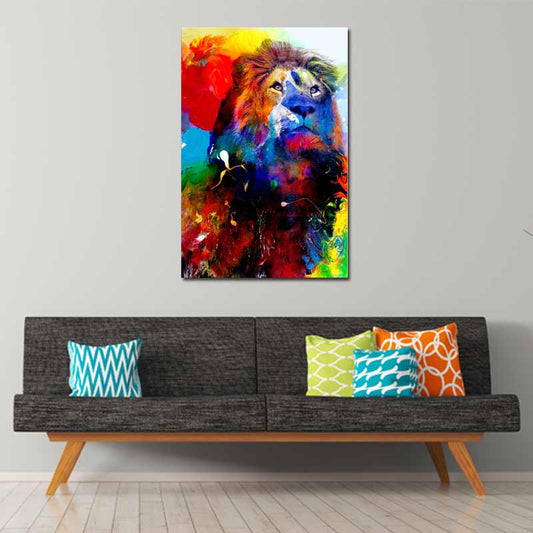  Tableau Lion Couleur