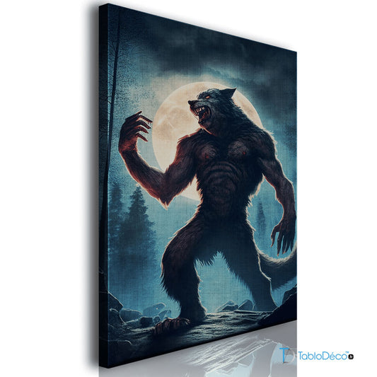 Acheter un Tableau d'un Loup Garou - TabloDéco.fr