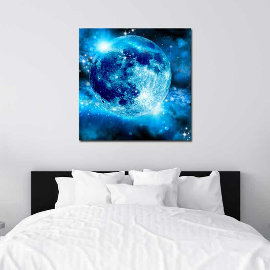 Tableau Lune Bleue