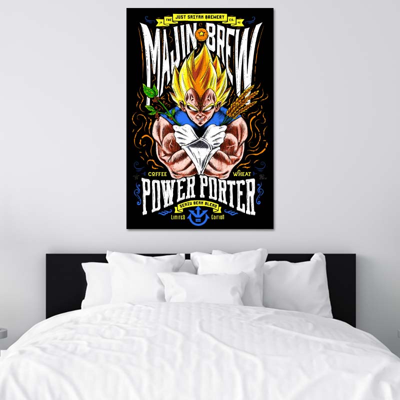 Tableau décoratif de Majin Vegeta - Dragon Ball z
