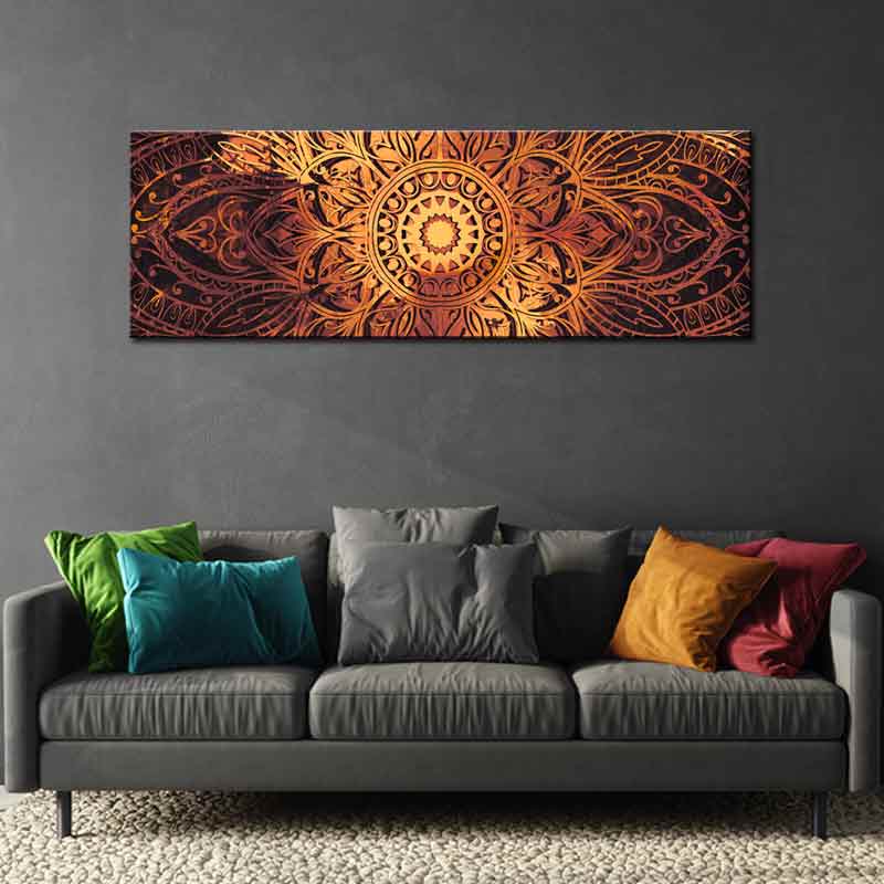 Tableau Mandala Or