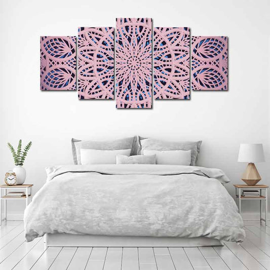 Tableau Mandala Rose