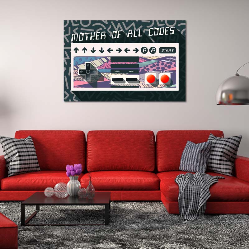 Tableau Manette Nintento NES - TabloDéco.fr