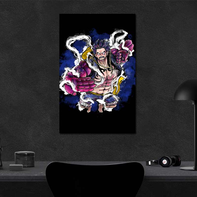 Tableau One Piece Luffy Gear Fourth