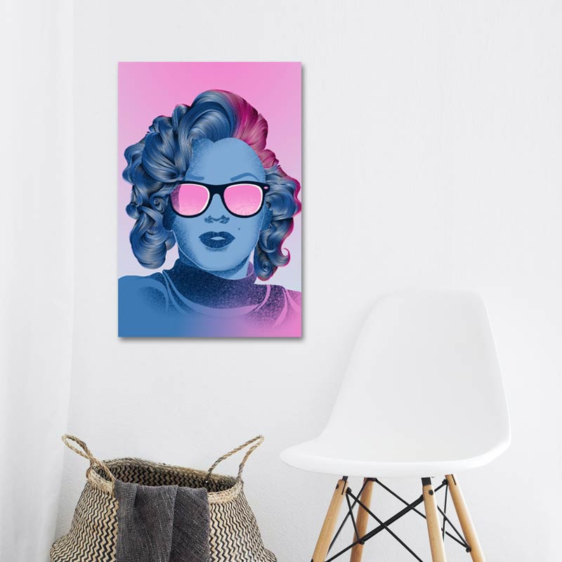 Toile imprimée de Marilyn Monroe Design