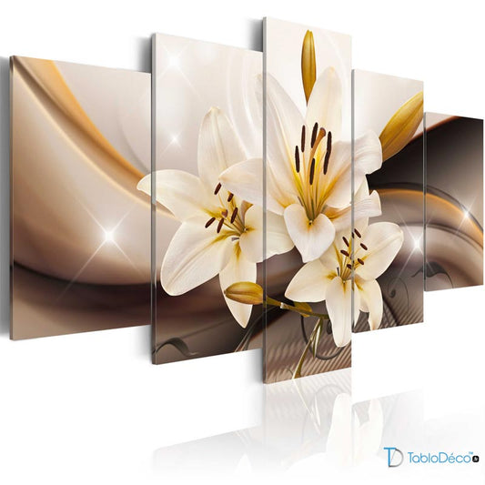 Tableau Multi Panneaux Fleur