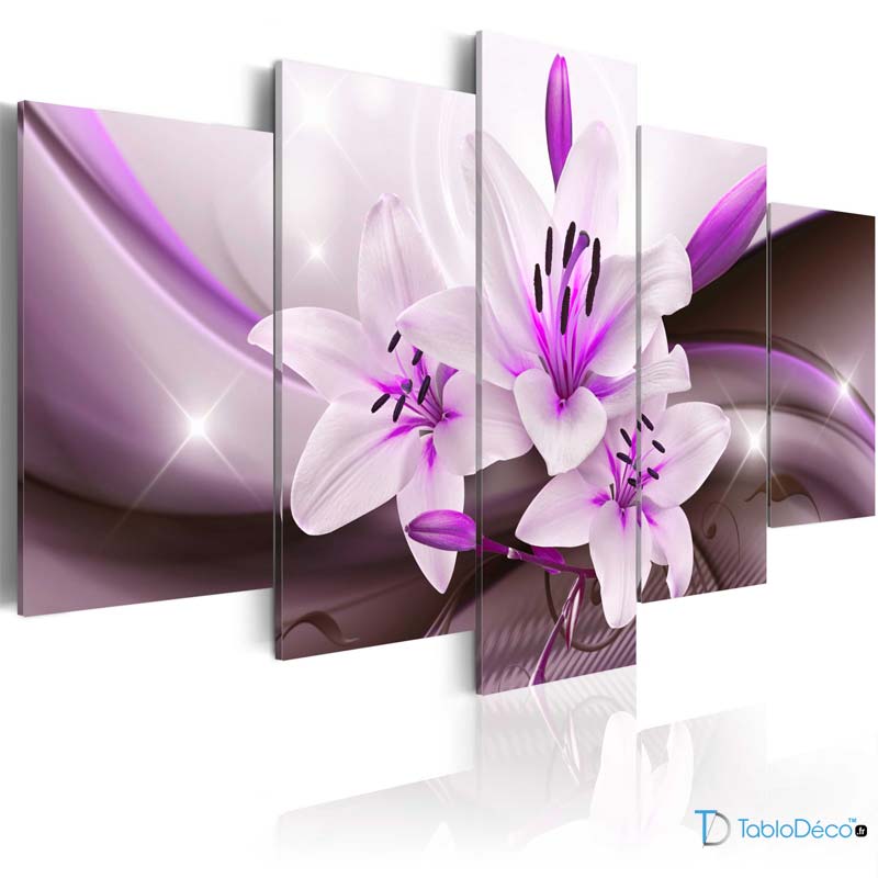Acheter un Tableau Multi Panneaux Fleur