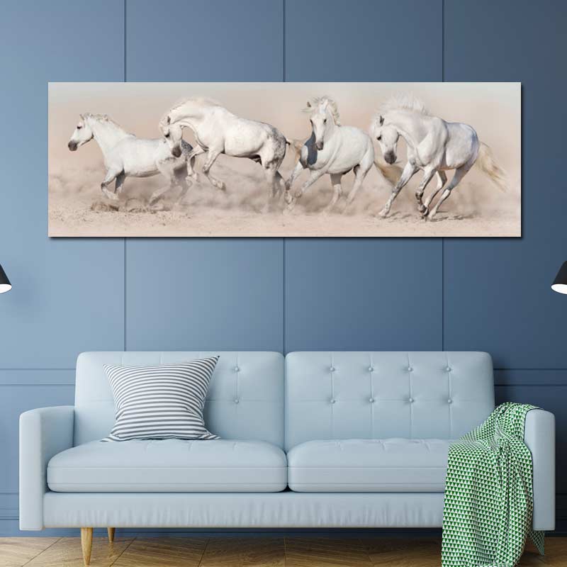 Toile Murale avec des Chevaux