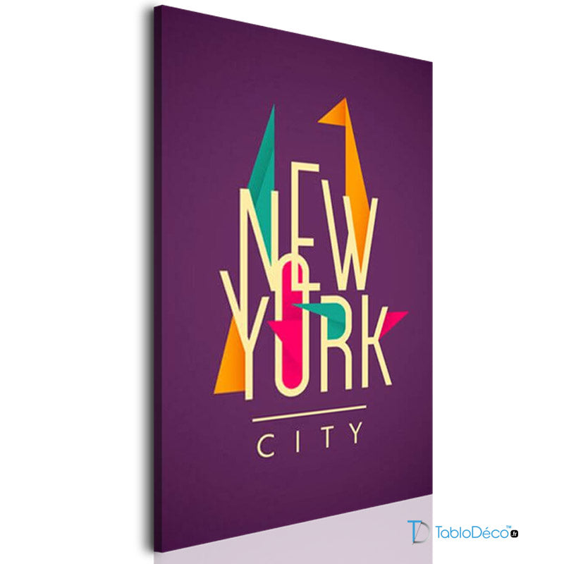 Acheter Tableau New York City style Origami - TabloDéco.fr