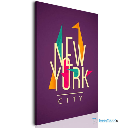 Acheter Tableau New York City style Origami - TabloDéco.fr