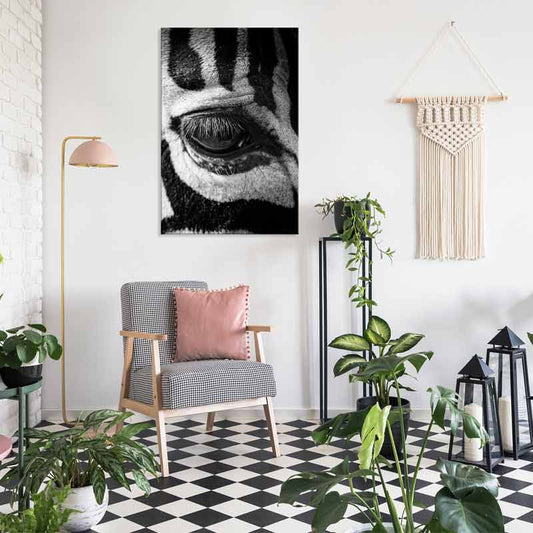 Tableau de décoration Œil de Zèbre