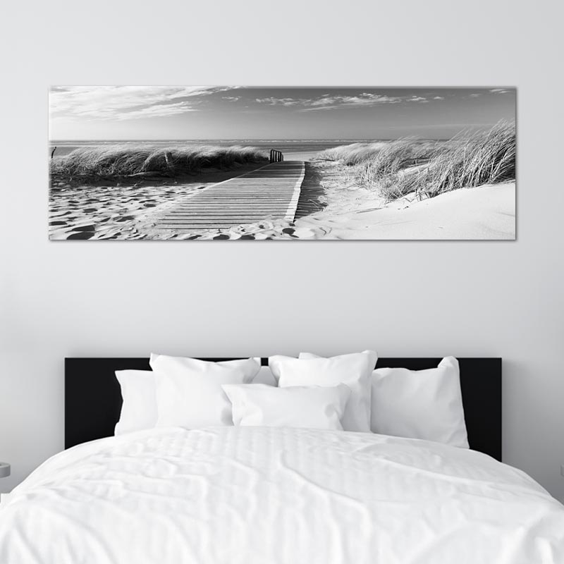 Tableau décoratif Format Panoramique Noir et Blanc - TabloDéco.fr