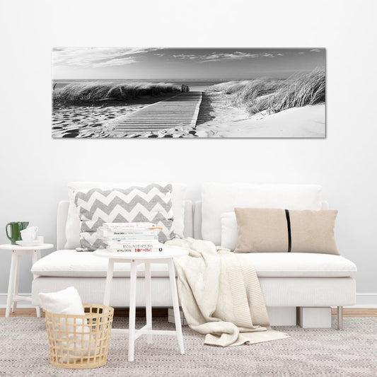 Toile décorative Panoramique Noir et Blanc - TabloDéco.fr