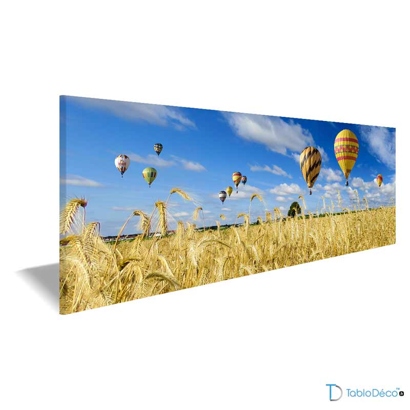 Tableau sur toile personnalisé format panoramique