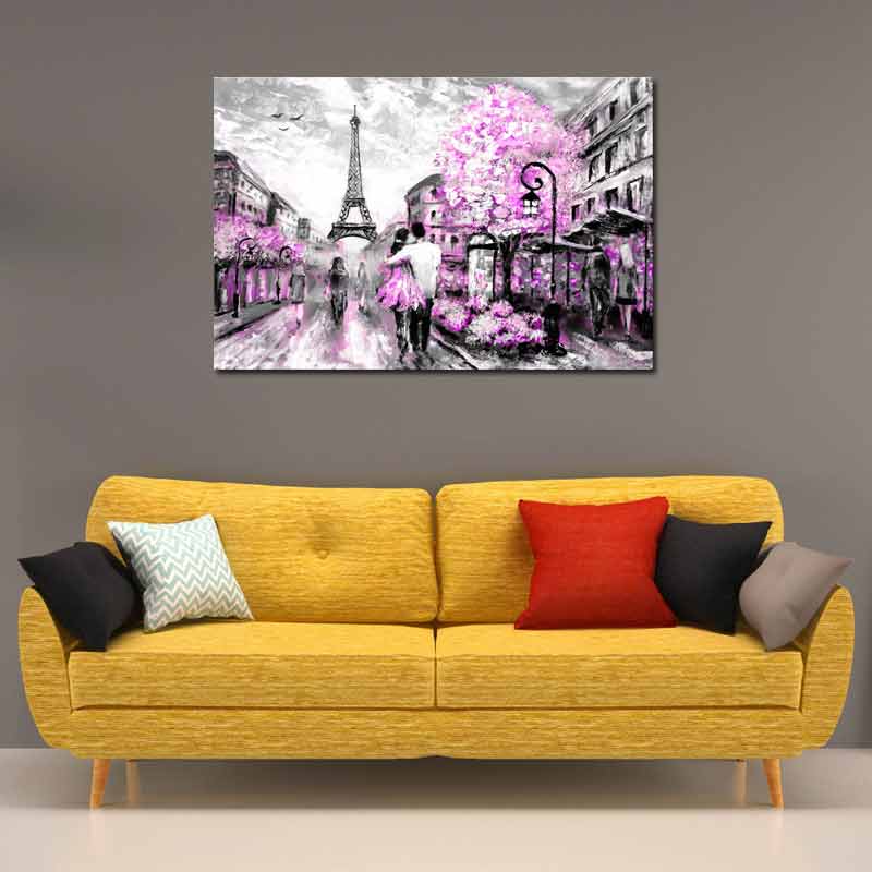 Tableau décoratif Paris Rose