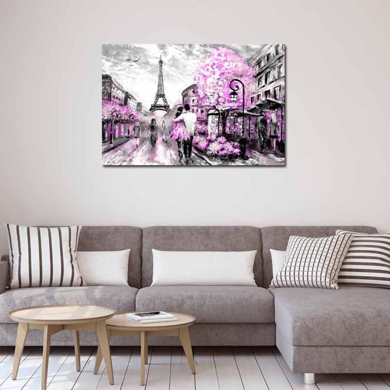 Tableau Paris Rose